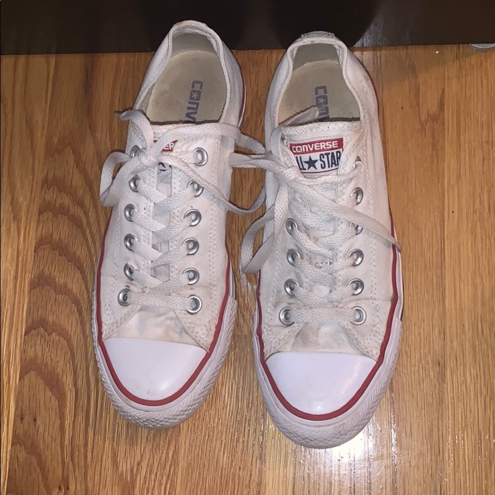 white converse sneakers